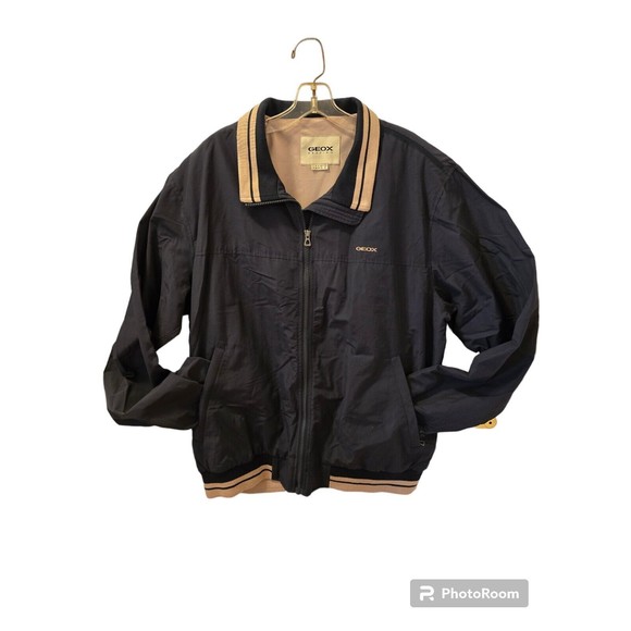 Geox Men's Blue Jacket Respira Water Repellent Windproof Thermal Reg. US Sz 46 - Picture 4 of 17